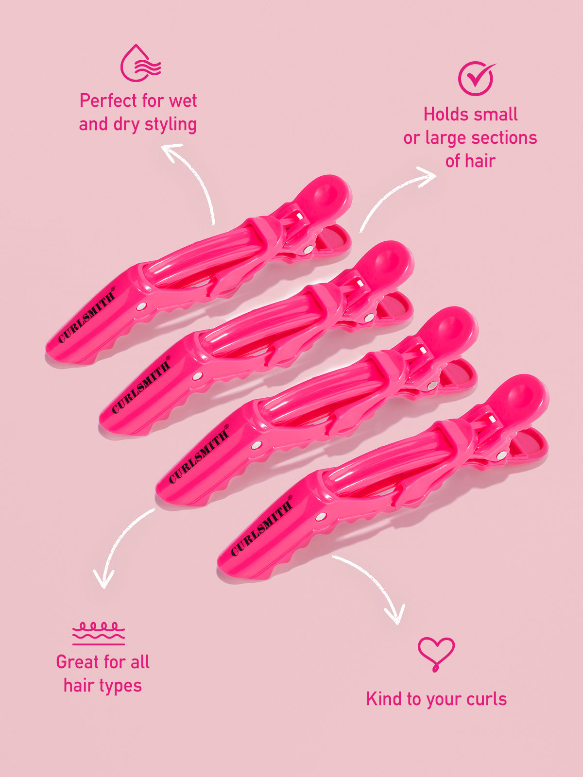 "Grasp. Grip. Hold" Hair Clips